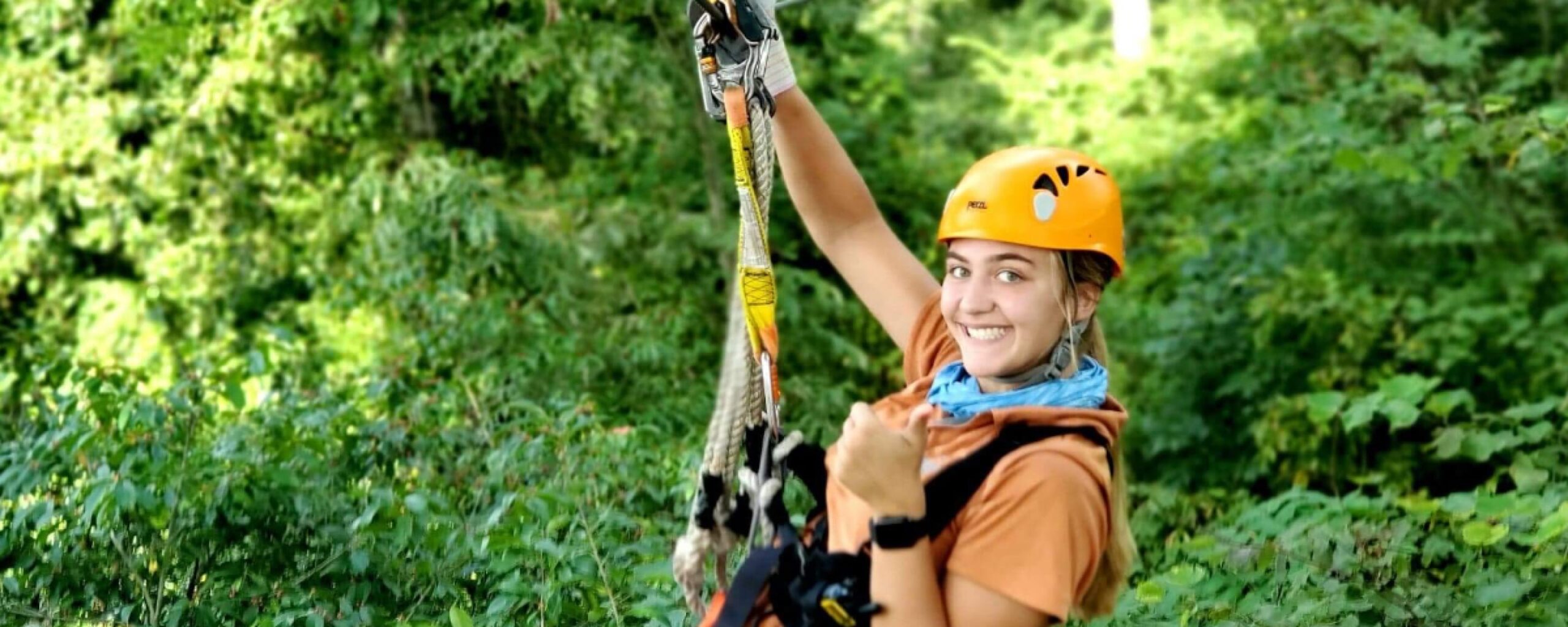 women on aerial adventure park