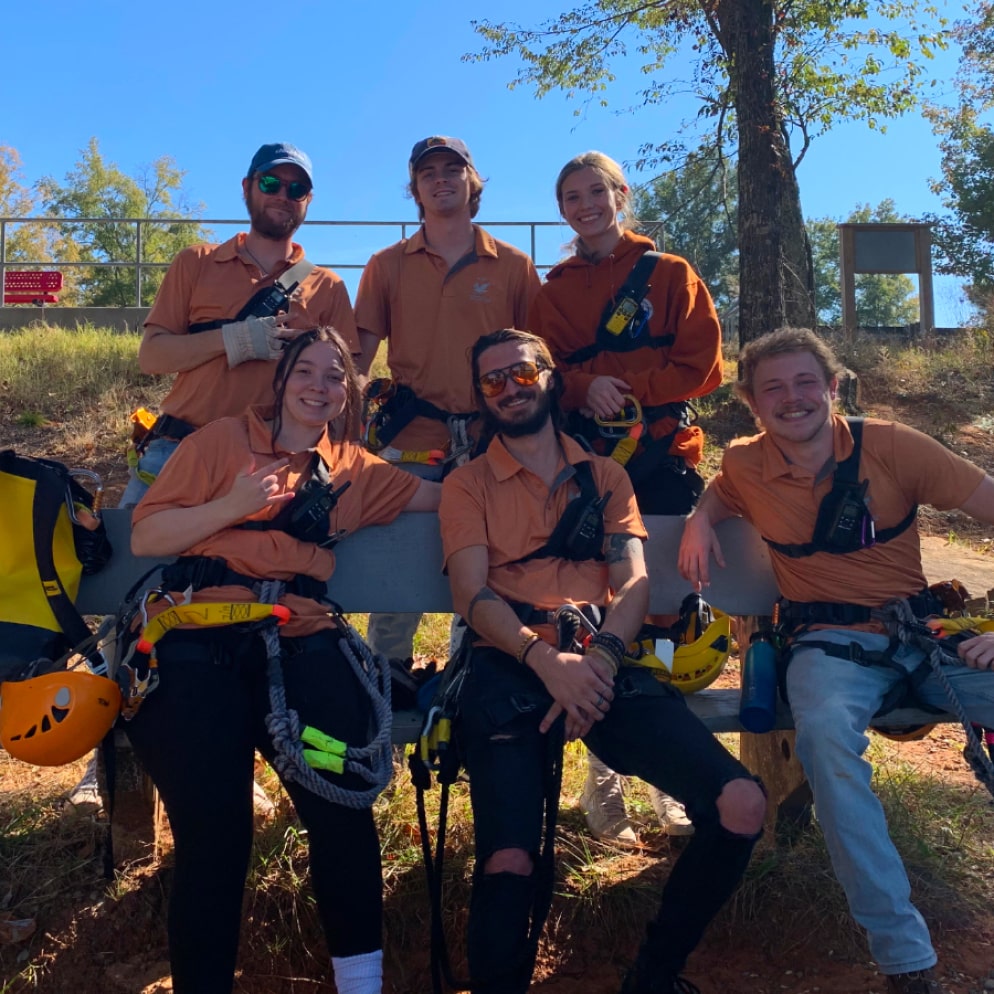 staff at screaming eagle aerial adventures