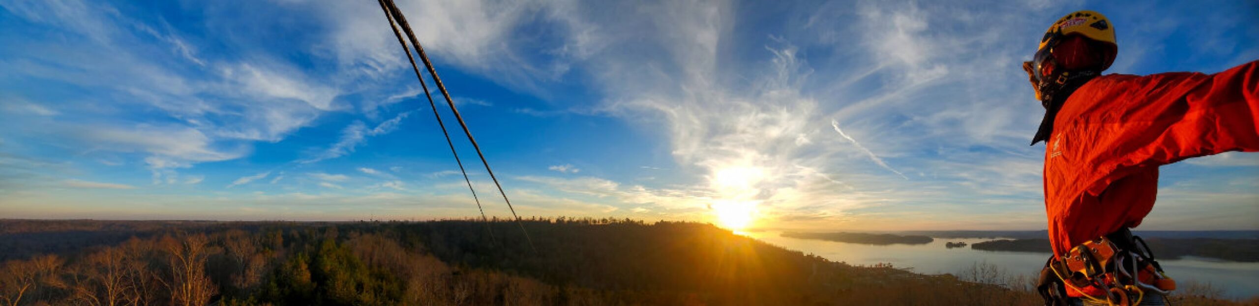 man appreciates view of lake guntersville state park